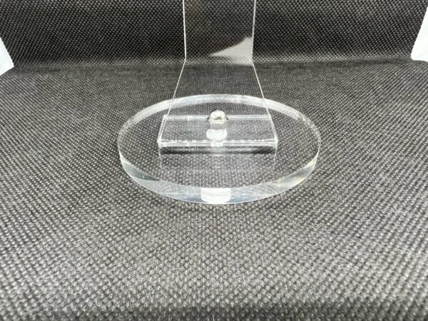 Clear Acrylic Earring display stand – Holds 8-14 pairs of earrings - Image 2