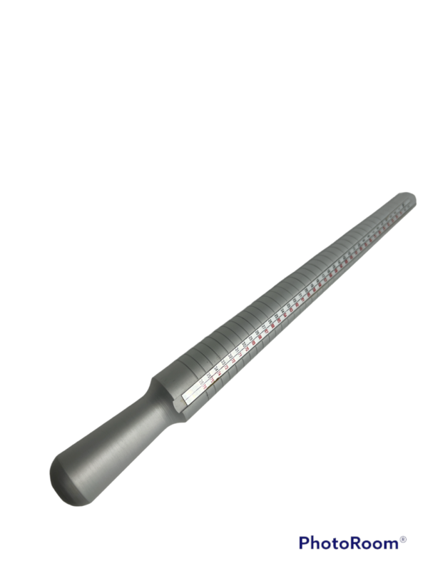 Large Aluminium Ring Sizer 25.6cm 10" Australian and International sizing - Image 2
